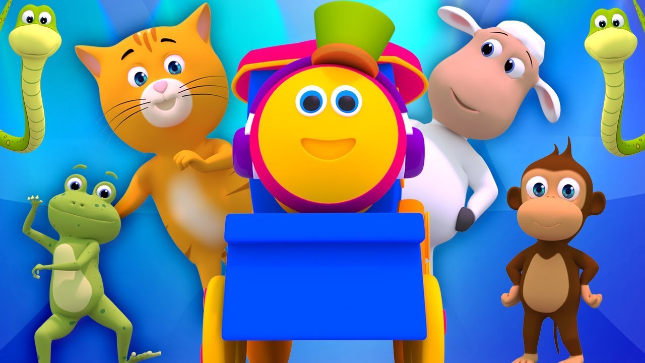 Боб Поезд | Животное Звук Песня | Bob The Train | Animal Sound.