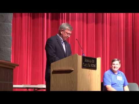 LeRoy Oatka Knights Sports Hall Of Fame Induction 7/18/14 - Pt 2 of 10 – Speaker Rich Funke