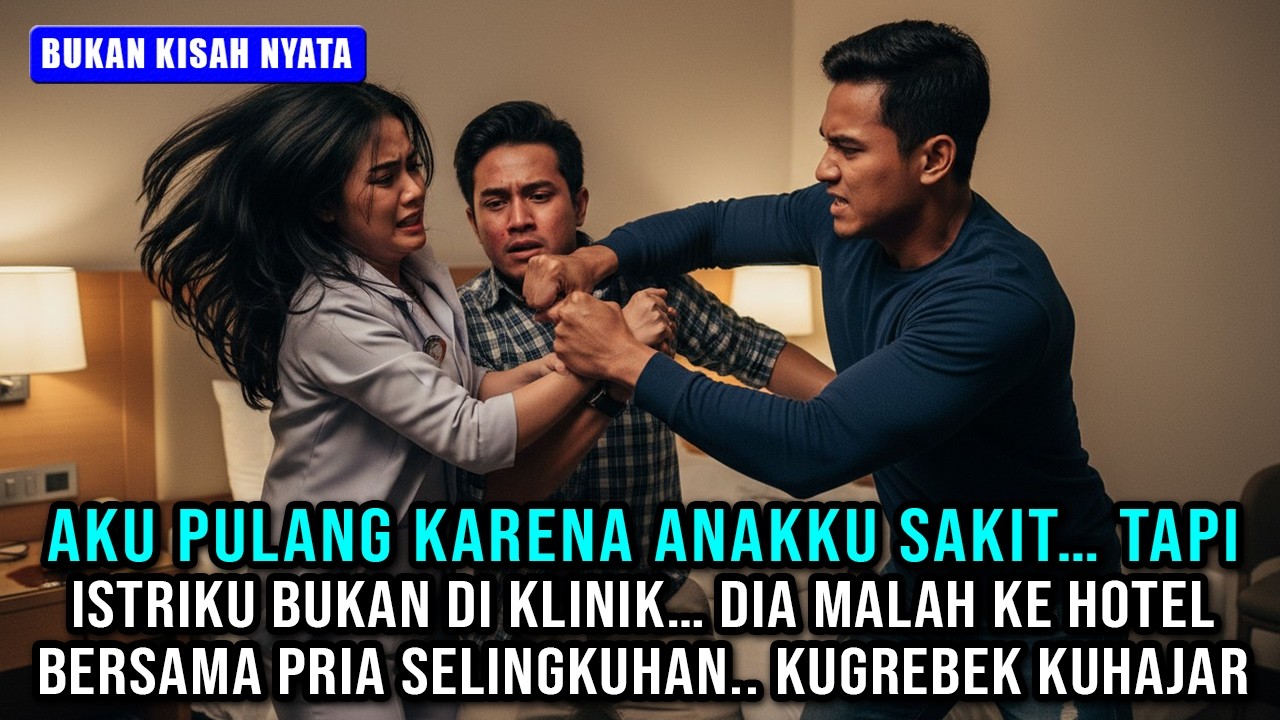 AUTO SERANG ! AKU PULANG PAS ANAKKU SAKIT, TAPI ISTRIKU MALAH SELINGKUH DENGAN PRIA BERSERAGAM!