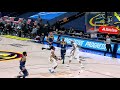 Jamal Murray goes up to get it and finishes the oop. Denver Nuggets vs New Orleans Pelicans.