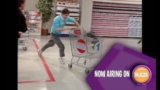 Supermarket Sweep Charley Goes Wild With His Shopping Cart ep 1136 Pt 4 Buzzr