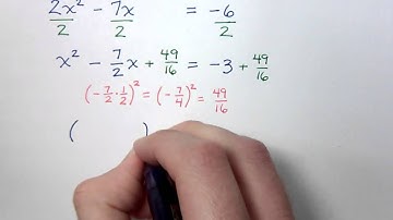 Completing the Square - Part 3