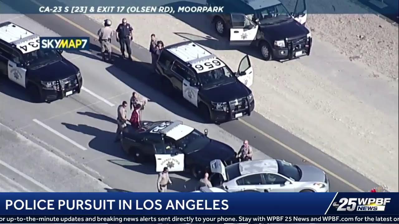 Police Chase in California - YouTube