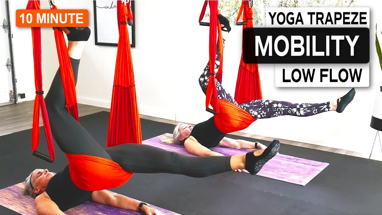 10 Minute Yoga Trapeze Mobility Flow | Back Pain Relief