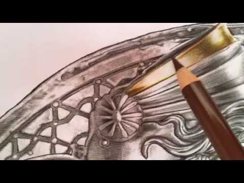 Colouring gold - a quick tutorial - YouTube