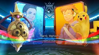 Pokken Wifi Battle Aegislash VS Pikachu