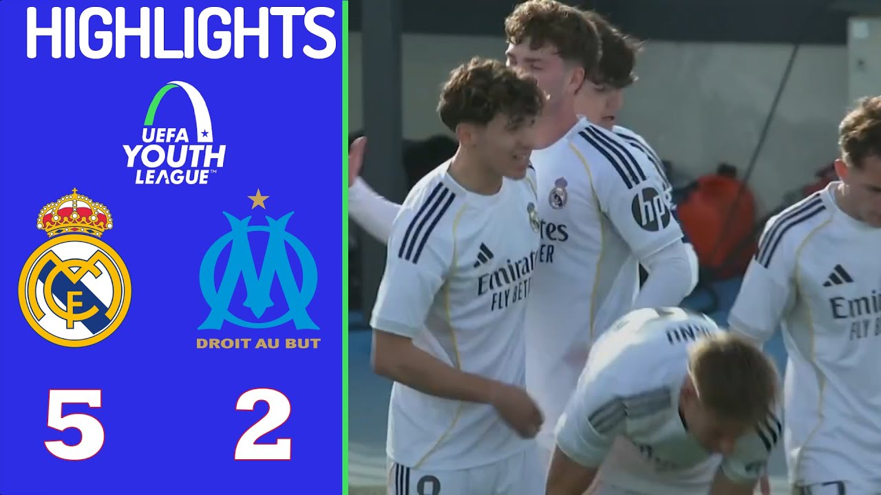 Обзор матча «Реал Мадрид» — «Марсель» | Юношеская лига УЕФА, 03.02.2026