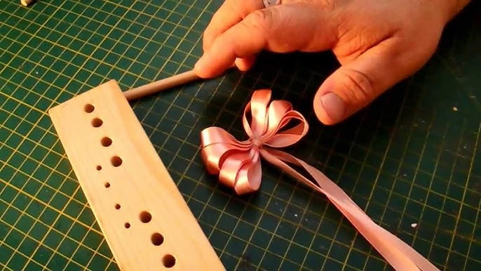 Ackitry Extended Bow Maker for Ribbon for Wreaths Wooden Ribbon Bow Maker for Christmas Bows Hair Bows Corsages Various Crafts