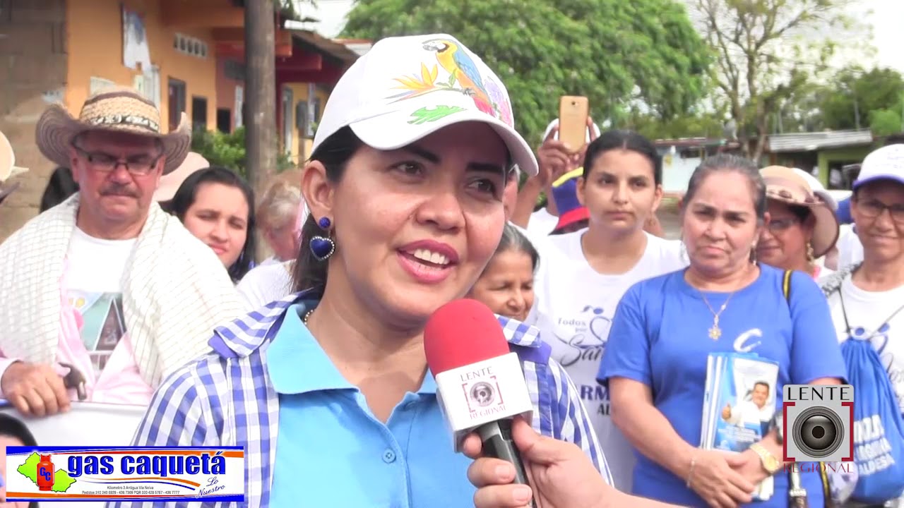 Carmenza Collazos realiza recorridos casa a casa en San José del Fragua digital marketing