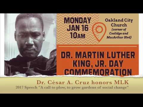 Dr. César Cruz honors MLK with keynote address A Call to Plow