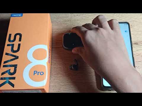 How to Pair Bluetooth Earbud in Tecno spark 8 Pro phone, Bluetooth setting tecno Mobile