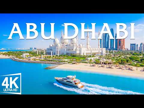 Abu Dhabi 4K Ultra HD Ultimate Luxury City of Grand Mosques Skyline Golden Desert