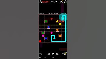 How To Solve Flow Free Pockets Pack Level 67 10x10 Board Harder Walk Through Solution Walkthrough