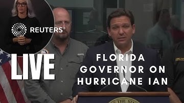 LIVE: Florida Governor Ron DeSantis gives an update on Hurricane Ian rescue efforts