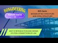 CE3rdSem|DESIGN OF RCC STRUCTURE & STEEL STRUCTURE|INTRODUCTION & DESIGN OF STEEL CONNECTIONS BY LSM