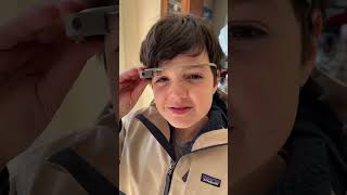 An 11 year discovers antique Google glass