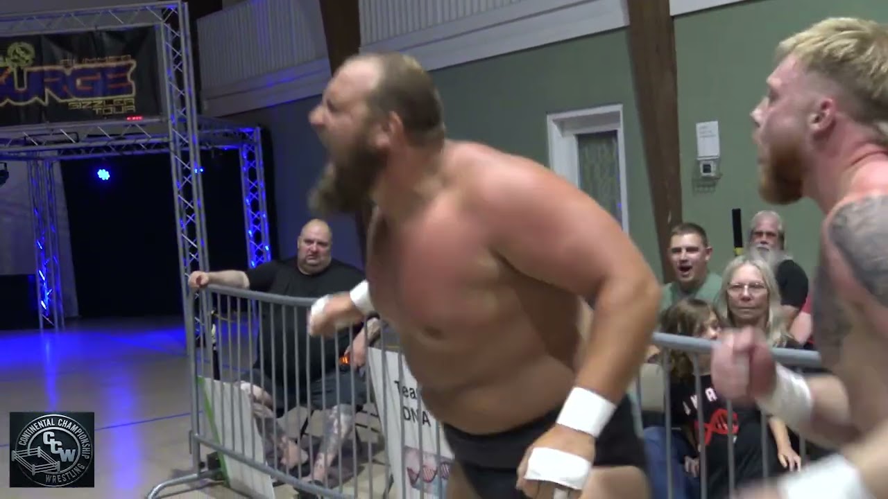Surge 7/31/26 Justice vs McKay & Maddox vs Brock. Luke frost promo