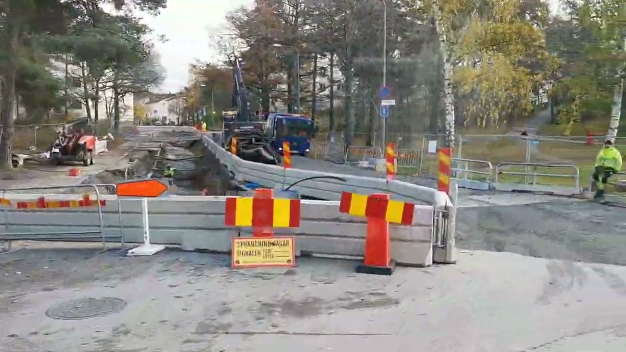 Linje 194 från Medborgarplatsen mot Bagarmossen ( Stockholm SSV Nyboda Hallen Garage )