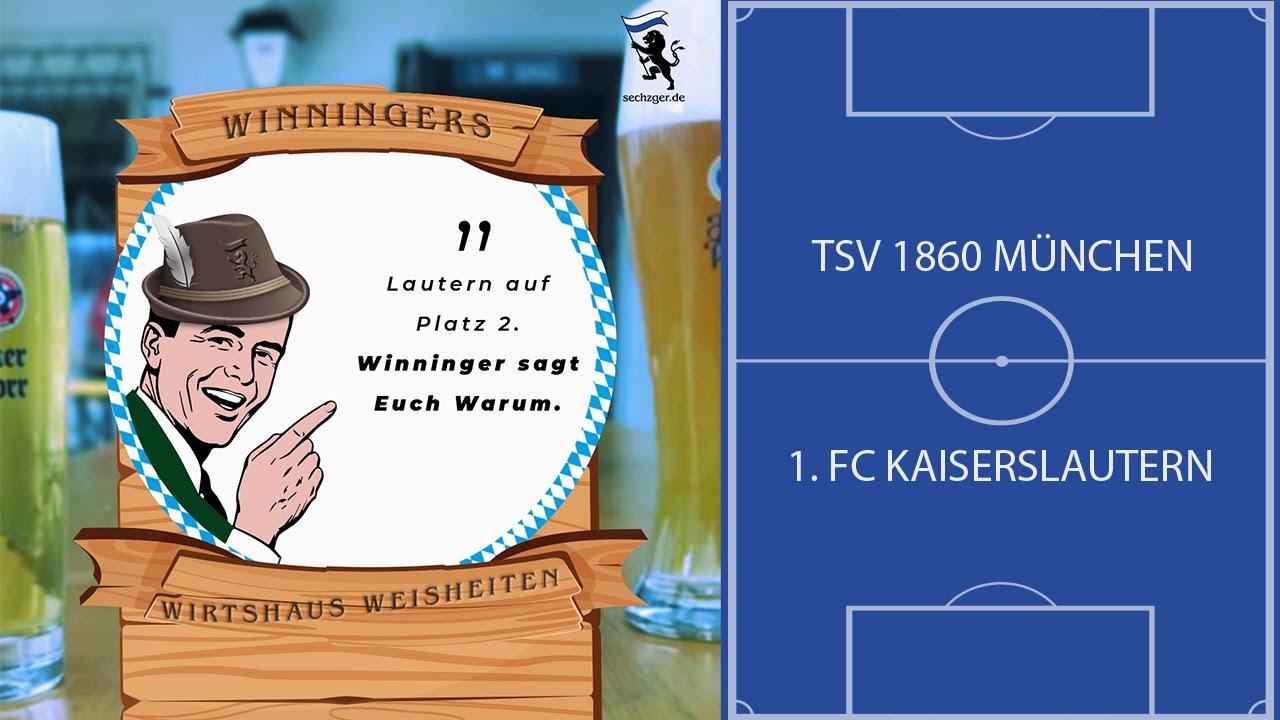 Winningers Wirtshaus Weisheiten vor TSV 1860 - Dynamo Dresden