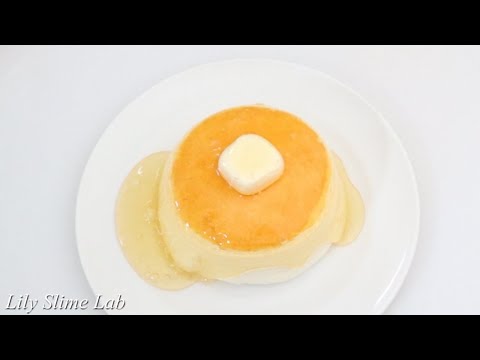 【スライムクッキング?】スフレパンケーキのはちみつがけ??【ASMR】Slime Cooking Souffle Pancakes【Lily りりー】