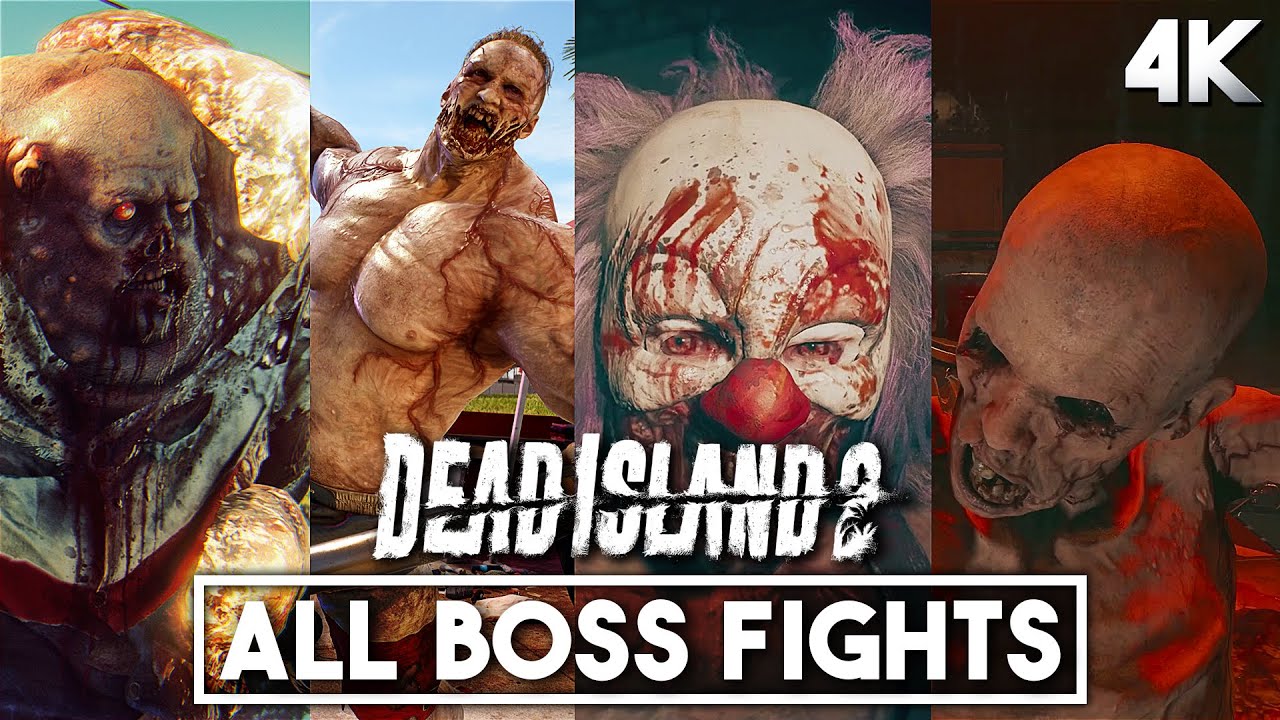 DEAD ISLAND 2 All Bosses & Ending (4K 60FPS) - No Commentary