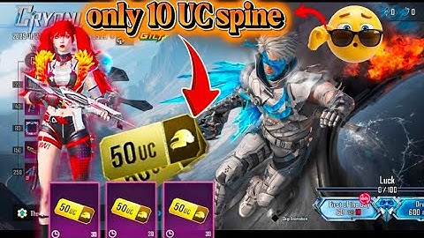 😍 🔥 New cret opening only 10 UC ULTIMATE SET CRATE OPENING IN BGMI l 10 UC ULTIMATE IN GILT SPIN
