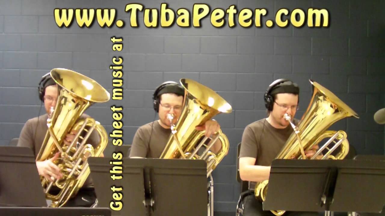 Joplin maple leaf rag tuba euphonium trio sheet music youtube