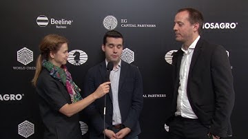 Day 9 Interview with GM Ian Nepomniachtchi and GM Francisco Vallejo Pons