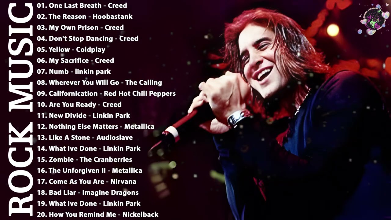 Creed, Linkin Park, Metallica, Oasis, Coldplay, Radiohead - Best Alternative Rock 2000s Music
