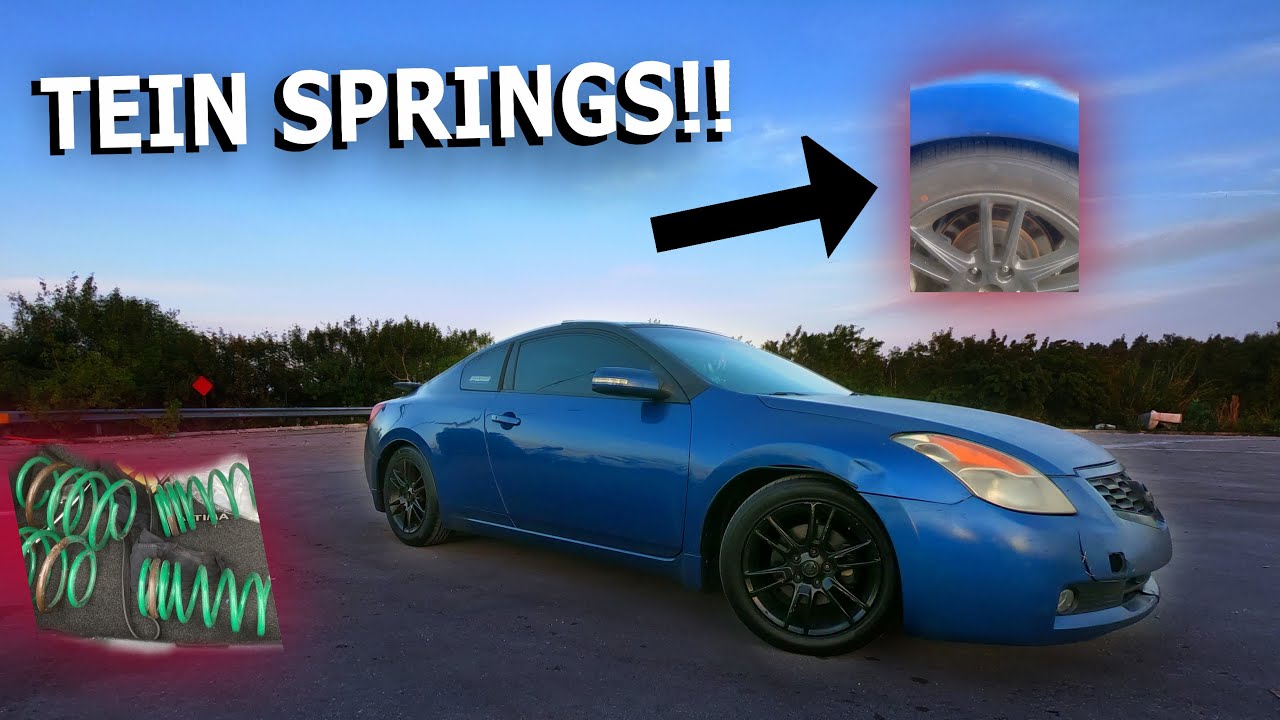 Tein Springs On The Altima Coupe!!