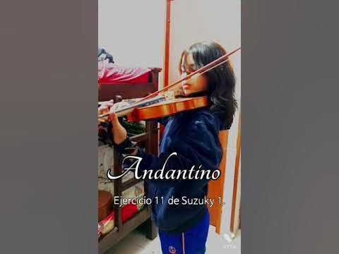 11. Andantino (Rut Valentina Grass Ortiz) Suzuki 1. - YouTube