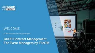 GDPR Contracts for Event Managers