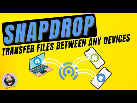 Snapdrop Transfer or Share Photos Videos Files Between iPhone and Android and Windows