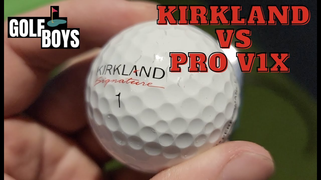 Kirkland vs ProV1X Golf Ball Test YouTube