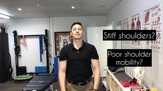 Shoulder Mobility Exercise Using a Broomstick