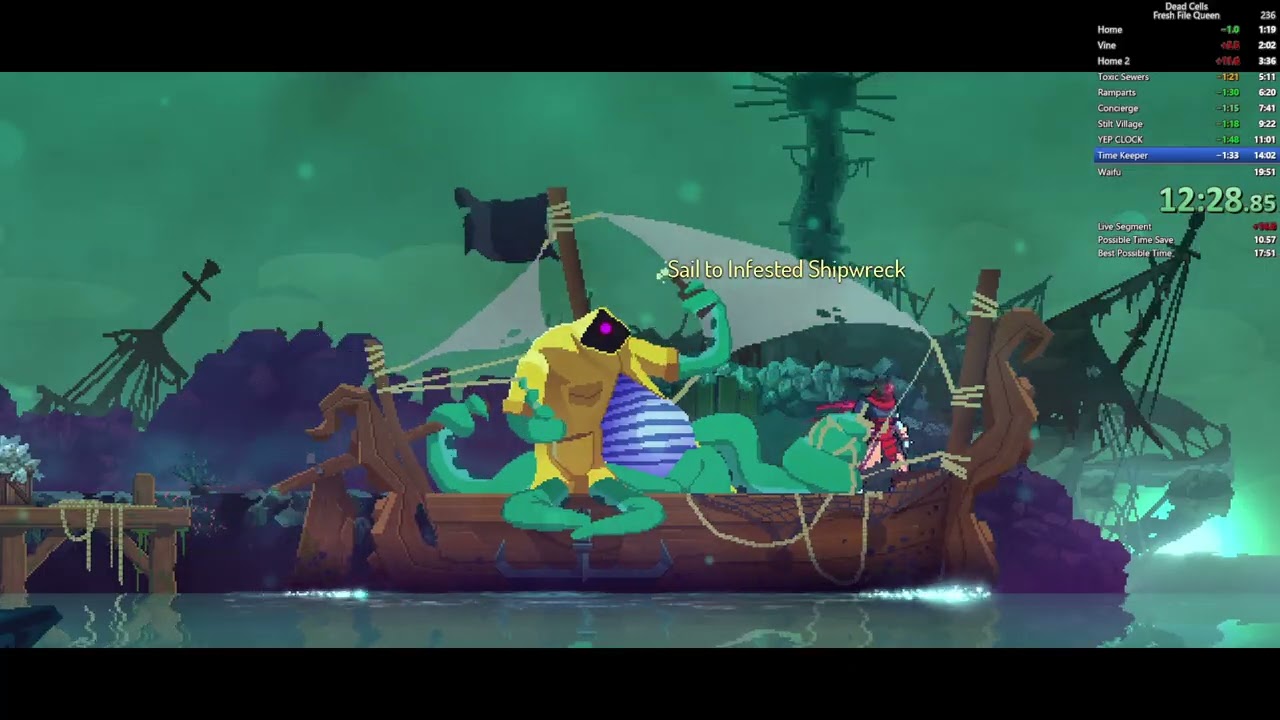 Dead Cells Fresh File Queen Ending World Record Speedrun in 