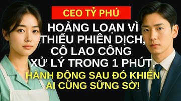 Tỷ phú hoảng loạn vì thiếu phiên dịch, cô lao công xử lý trong 1 phút, khiến ai cũng sững sờ!