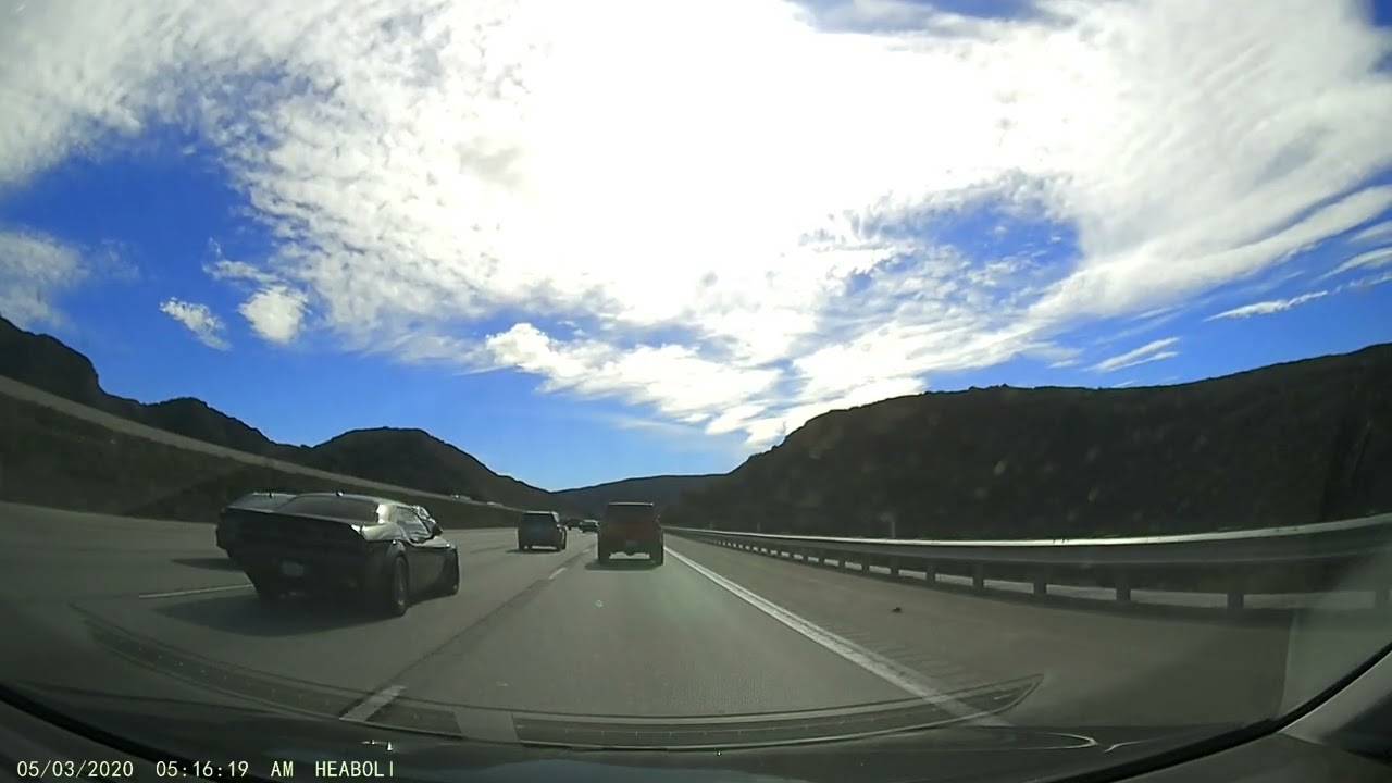 How close was the Dodge to the truck?