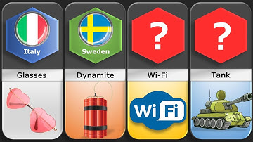 Best Inventions of Mankind Part 1 | Country Comparison