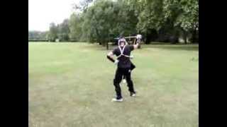 Bartitsu~playing with techniques from Self-defence with a Walking-stick(1901)