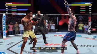 EA SPORTS UFC 5 Sean Brady KO's Gilbert Burns.