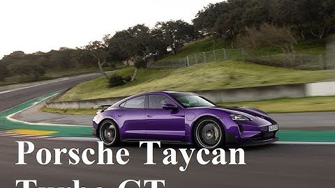 Porsche Unveils Taycan Turbo GT with Remarkable Lap Record at Laguna Seca