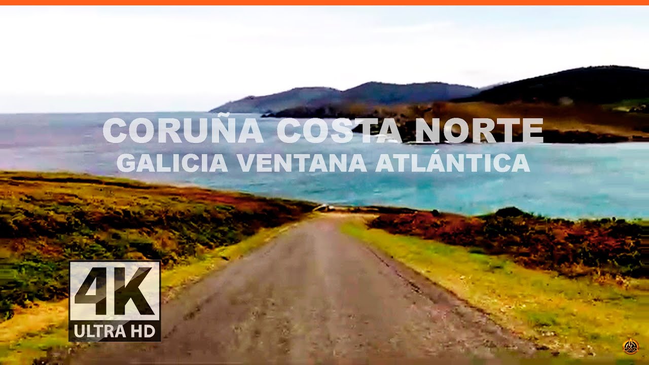 Ortigueira. Conduciendo. Turismo Galicia 4k.