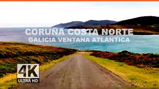 Ortigueira. Conduciendo. Turismo Galicia 4k.