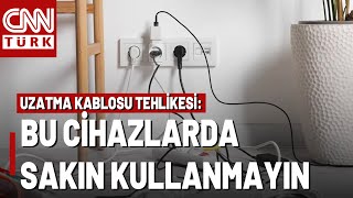 Uzatma Kablosu Faci̇aya Sebep Olabilir Bu Cihazları Sadece Prizde Kullanın...