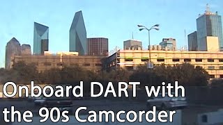 Onboard DART Trains with the 90s Camcorder