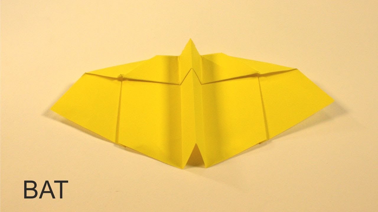 paper-bat-how-to-make-a-bat-out-of-paper-origami-youtube