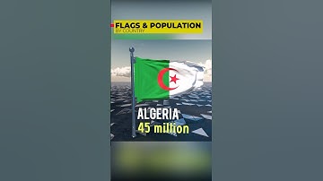 Flags and Population by country - Full Video Link in Description. #learning #flags