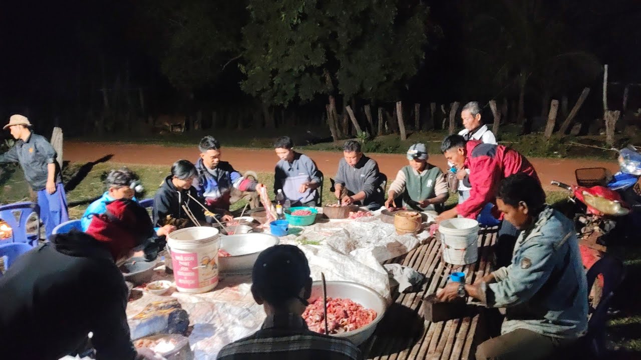 บรรยากาศในงานศพสาวขวัญ