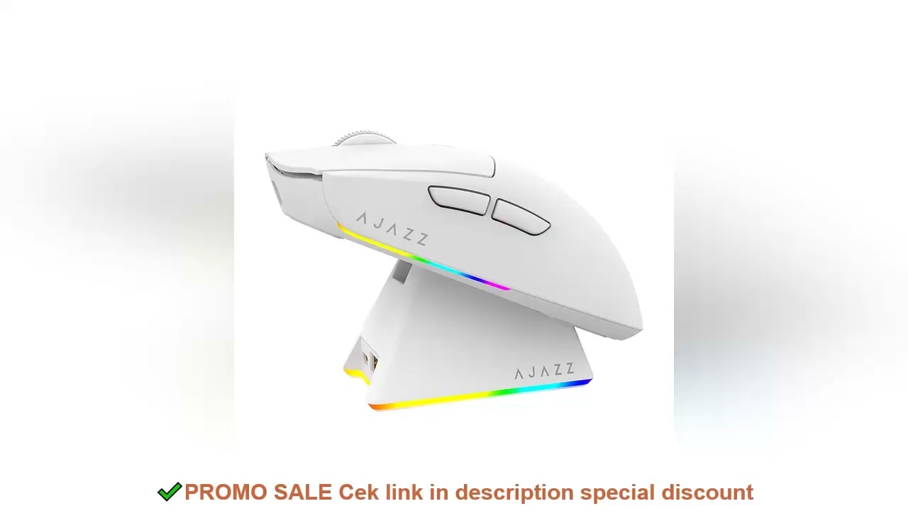 AJ139-V2-MC Tri-mode Wired/2.4GHz /BT Wireless Gaming Mouse with Magnetic Charging Base PAW3311 Gami